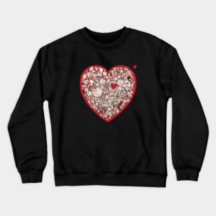 Drifting Heart Crewneck Sweatshirt